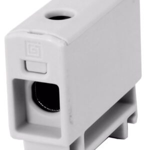 RAIL CONNECTOR THROUGH 1X AL/CU 2.5-35.0MM2 1000V AC/ 1500V DC UNIVERSAL GRAY TERMINAL