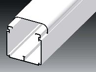 EKE  60X60 KANAŁ KABLOWY 60X60 2M/18M PVC IP40 BIAŁY
