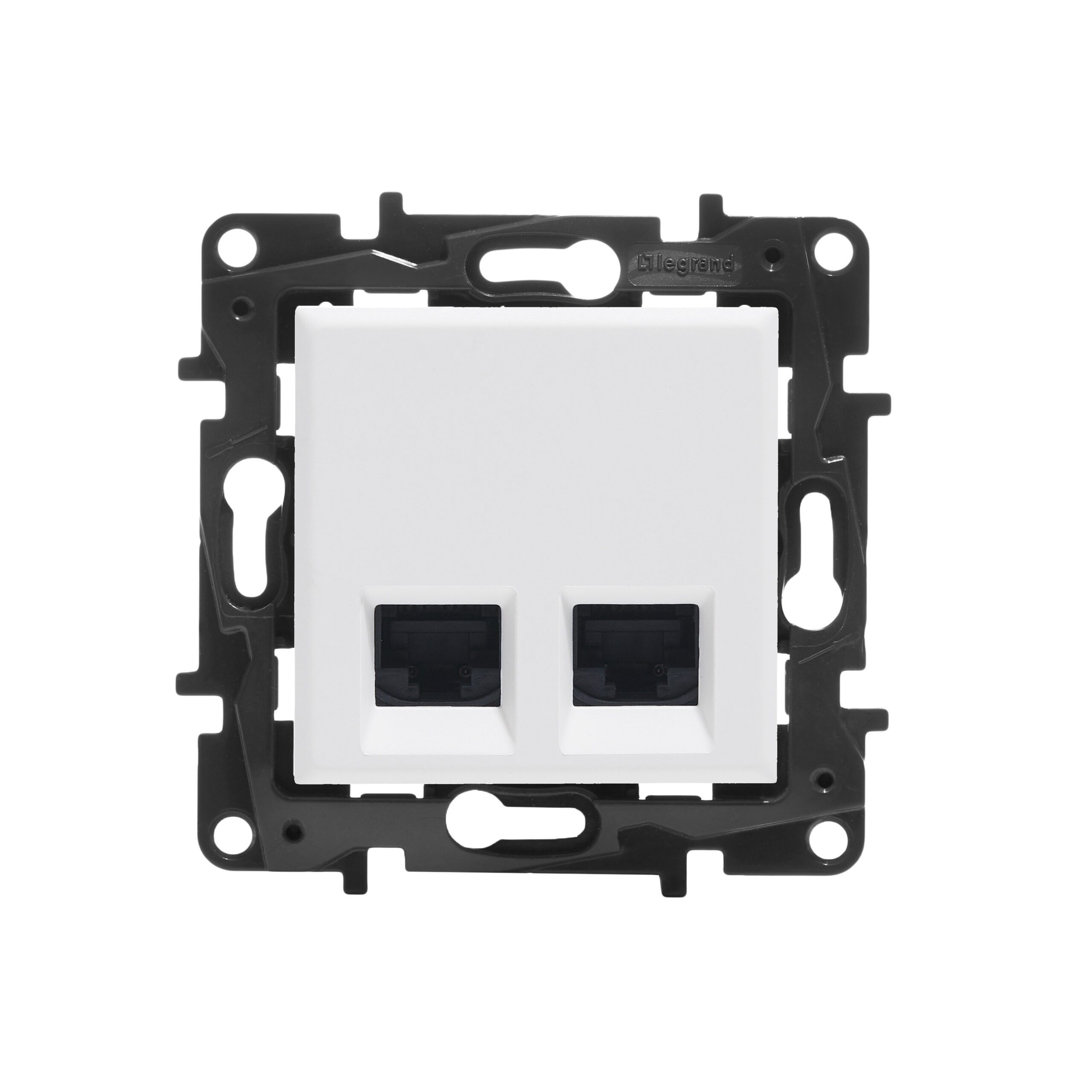 NILOE STEP MODUŁ BIAŁY GNIAZDO KOMPUTEROWE 2X UAE 8 CAT.5E UTP