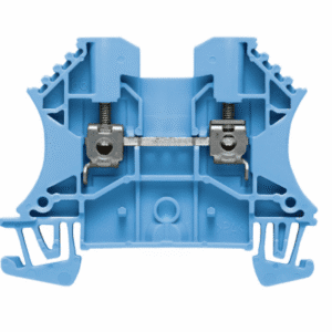 WDU 2.5 BL ZŁĄCZKA SZYNOWA PRZELOTOWA GWINTOWA NIEBIESKI