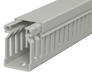 LK4 40025 KORYTKO GRZEBIENIOWE PERFOROWANE H40 W25 2M SZARY