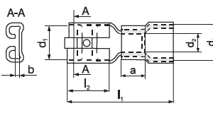 MSE 6.3-2 SN/100 NASUWKA PRZEWODOWA IZOLOWANA CYNOWANA NIEBIESKI