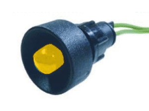 KLP 10Y/230V LAMPKA SYGNALIZACYJNA 10MM 230V AC/DC IP20 ŻÓŁTY