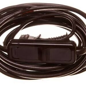 PRZEWÓD PRZYŁĄCZENIOWY 2.5M H03VVH2 2X0.75 PŁASKI WTYCZKA PŁASKA+WSR BRĄZ SP/W