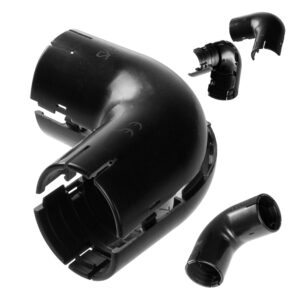 LSK 16 CZARNY ŁĄCZNIK SKŁADANY KĄTOWY