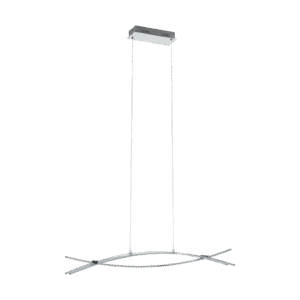 NEVADO CHROM/ BIAŁY OPRAWA WISZĄCA LED 23.6W WW 3000K 3400LM IP20 ALUMINIUM/ TWORZYWO