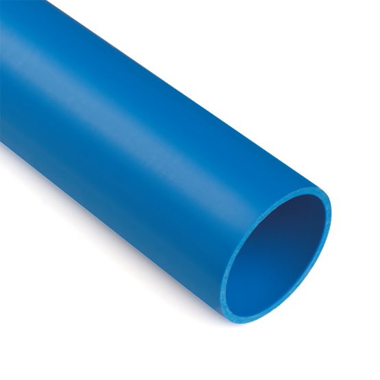 QRG EKO 75-6 NIEBIESKI RURA OSŁONOWA GŁADKA DWUWARSTOWA Z KIELICHEM HDPE FI75/66 450N