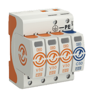 V50-3+NPE-280 OGRANICZNIK PRZEPIĘĆ T1+T2 B+C 3P+N 4M 30/50KA 2.5KV