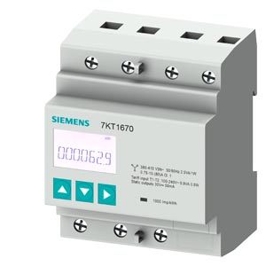 SENTRON, PRZYRZĄD POMIAROWY, 7KT PAC1600, LCD, (L-L) 400 V, (L-N), 230 V, 80 A, URZĄDZENIE NA SZYNĘ