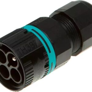 WTYCZKA ZŁĄCZKI 4 TOROWEJ IP68 IP66 D7-12MM ZŁĄCZE LINIOWE HERMETYCZNE OKRĄGŁE