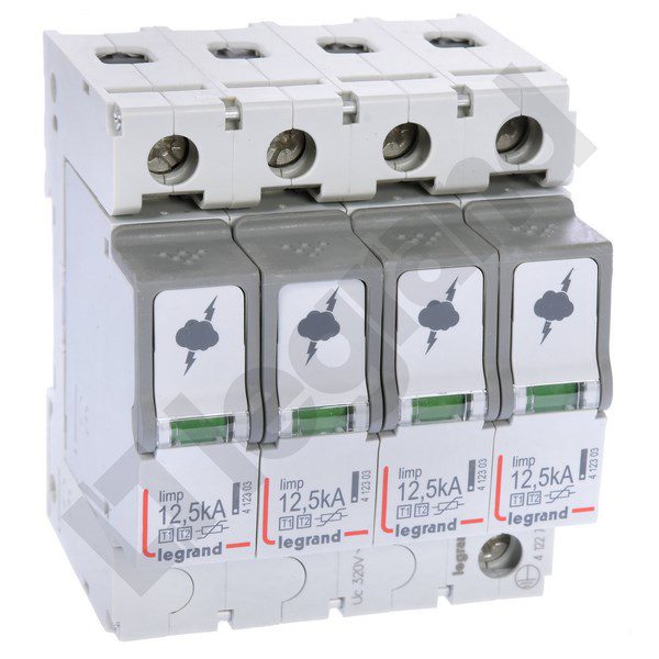 ON300 OGRANICZNIK PRZEPIĘĆ T1+T2 B+C 4P 4M 12.5/60KA TT, TNC, TNS