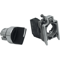 Schneider Electric Harmony XB4 Przełącznik 2 pozycyjny, czarny, metalowy, XB4BD21