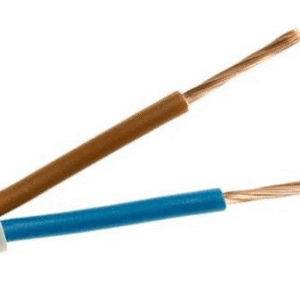 H03VV-F OMY 2X 1.0 WHITE ROUND SOFT HOUSEHOLD CABLE 300/300V REEL