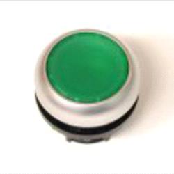 M22-D-G RMQ-TITAN PUSH BUTTON DRIVE WITH SELF-RETURN TITANIUM/ GREEN IP69