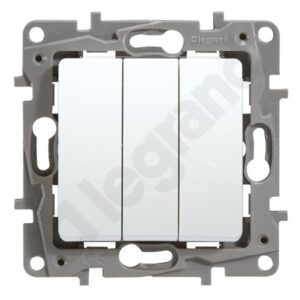 NILOE 2 MODUŁ BIAŁY ŁĄCZNIK 3X ZACISKI ŚRUBOWE 10AX 250V