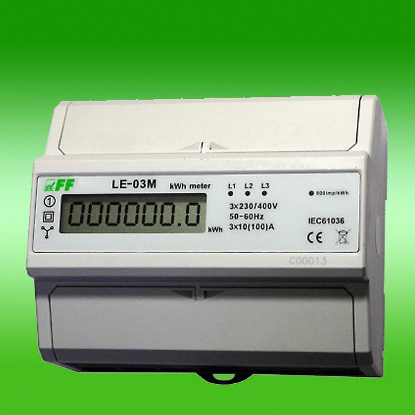 LE-03M LICZNIK ENERGII CYFROWY 3F 10/100A 7M 3X230/400V+N MODBUS RS-485 MID
