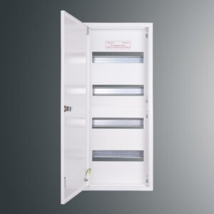 RZ-16NN 4X12S ROZDZIELNIA METALOWA NT 48M 4X 12M N+PE IP30 672X288X130 DRZWI PEŁNE BIAŁY