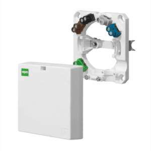 PUSZKA INSTALACYJNA NT 82X82X21 IP44 Z WKŁADEM 5X(2X2.5) BIAŁY DO URZĄDZEŃ AGD