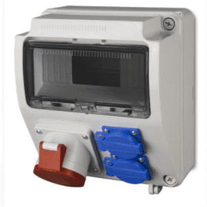 RS ROZDZIELNIA BUDOWLANA 9M 2X 230V 1X 32/5 IP44 SZARY