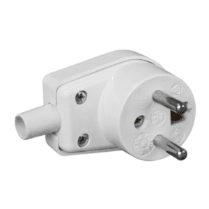 WB-6 WTYCZKA PRZENOŚNA KĄTOWA OKRĄGŁA 1X Z/U 16A BIAŁY