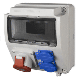 RS ROZDZIELNIA BUDOWLANA 9M 2X 230V 1X 16/5 IP44 SZARY