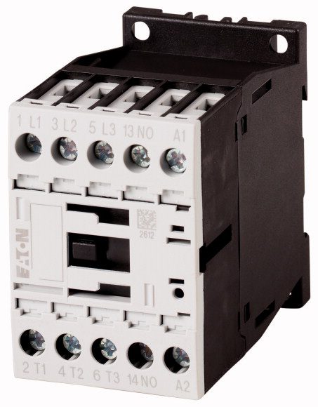 DILM12-10 CONTACTOR POWER 12A 3P 1NO 5.5KW 24V AC SCREW TERMINALS