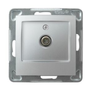 IMPRESJA MODUŁ SREBRNY GNIAZDO TV TYP F