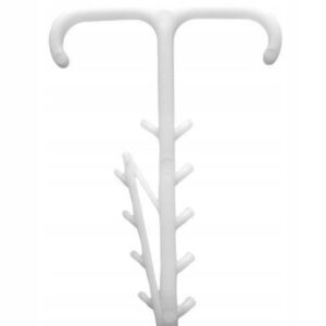 UWT 12/5/100 UCHWYT KABLOWY WBIJANY PŁASKI PODWÓJNY BIAŁY OPK.100SZT. YDYP 3X1.5; 2.5