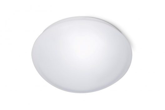 WL-E27 BIAŁY OPRAWA PLAFON OKRĄGŁY 1X E27/ 25W 230V FI275 IP44 TWORZYWO PMMA