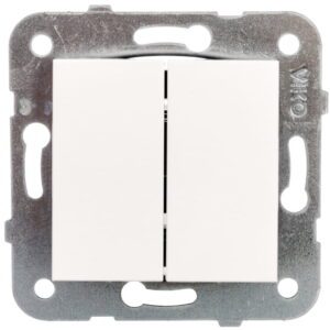 KARRE WHITE MODULE SERIES CONNECTOR 2X SCREW TERMINALS 16A 250V