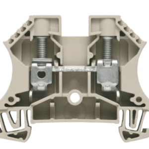 WDU 10.0 ZŁĄCZKA SZYNOWA PRZELOTOWA GWINTOWA BEŻ