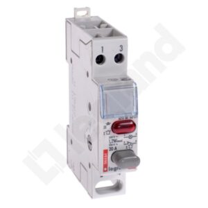 LP452 ŁĄCZNIK PRZYCISKOWY 20A BISTABILNY + LED CZERWONY 1R 110-400V AC