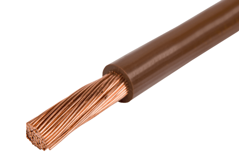 H07V-K LGY 10 BROWN SINGLE-CORE FLEXIBLE CABLE 450/750V CLASS 5