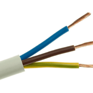 H05VV-F OWY 3X 2.5 ŻO BIAŁY PRZEWÓD OKRĄGŁY MIĘKKI 300/500V DO ODBIORNIKÓW RUCHOMYCH
