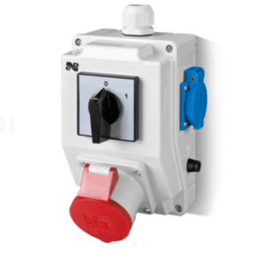 RS-Z ZESTAW INSTALACYJNY 0-1 1X 230V 1X 16/5 IP44 SZARY