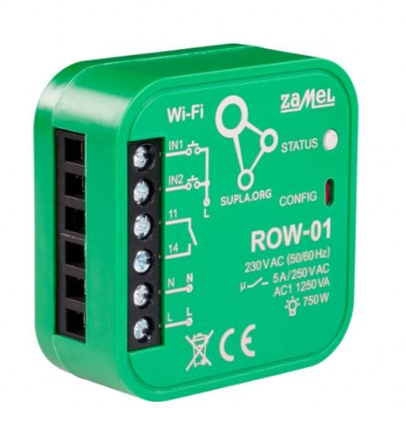 ROW-01 ODBIORNIK WI-FI DOPUSZKOWY 1_KANAŁOWY DWUKIERUNKOWY
