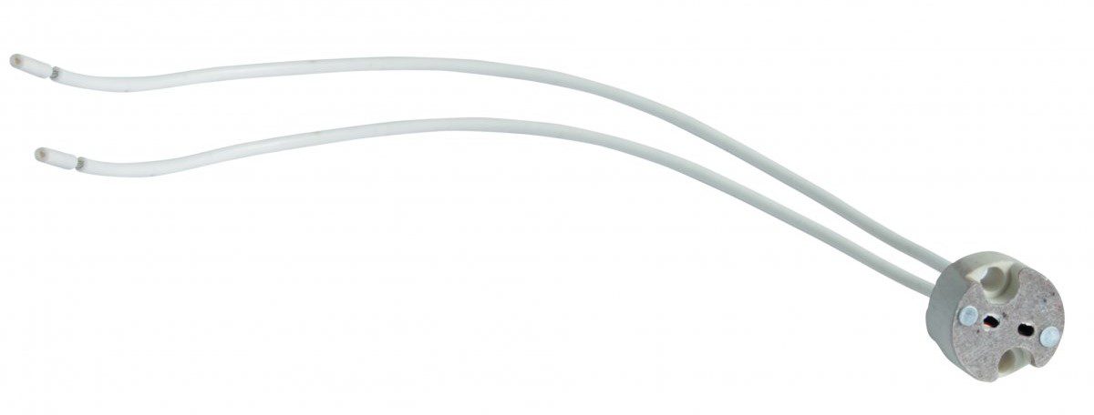 OPRAWKA CERAMICZNA Z PRZEWODEM DO ŹRÓDEŁ ŚWIATŁA GX5.3 MR16