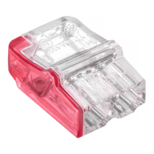 PC2252-CL ZŁĄCZKA SAMOZACISKOWA BEZGWINTOWA, MINI 2,5MM2, 2 STYKI TRANSPARENTNA (zam. 2273-202)