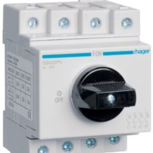 SB432PV ROZŁĄCZNIK IZOLACYJNY DO SYSTEMÓW FOTOWOLTAICZNYCH 32A 4P 3.5M 1000V DC