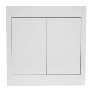 FW-WS2 RADIOWY PRZYCISK ŚCIENNY 2-KLAWISZOWY BATERYJNY ZAŁĄCZ-WYŁĄCZ WSZYSTKO