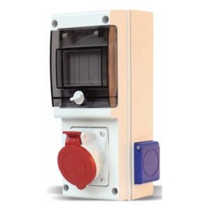 BLOCK ROZDZIELNIA BUDOWLANA 2X 230V 1X 16/5 B1