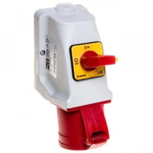 GNIAZDO KOMBI 32A 5P Z ROZŁĄCZNIKIEM 0-1 IP44 400V