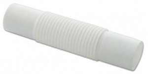 ZCL 37 GROOVED CONNECTOR FI37 WHITE