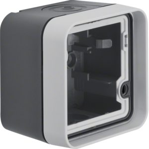 W.1 SZARY/ JASNOSZARY MAT PUSZKA NT 1X POZIOMA IP55