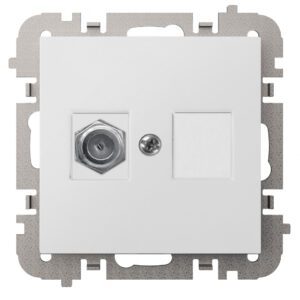 VESTRA MODUŁ BIAŁY GNIAZDO 1X TV TYP FF ZACISKI ŚRUBOWE