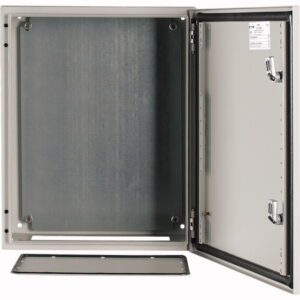 CS 54/200 OBUDOWA METALOWA NT 500X400X200 DRZWI PEŁNE Z PŁYTĄ IP65 SZARY