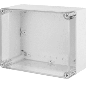 PUSZKA INSTALACYJNA NT 170X135X107 IP65 IK07 SZARY/ TRANSPARENTNY INDUSTRIAL