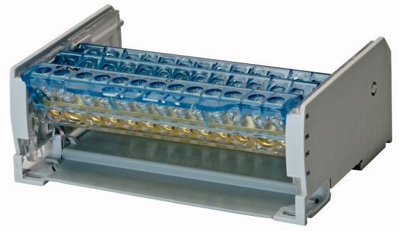 BPZ-KB-13/125 BLOK ROZDZIELCZY 125A 4P 2.5M 1X 35MM2 / 1X 35MM2, 9X 10MM2, 2X 16MM2