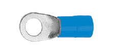 KOE 8-16/100 RING TERMINAL CU INSULATED DIN BLUE