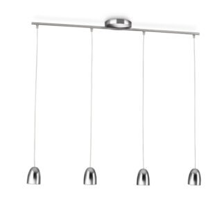 WOLGA CHROM POŁYSK OPRAWA WISZĄCA LED 4X 4W WW 2700K 680LM IP20 METAL MASSIVE